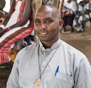 Porträt des Priesters Boniface Izenge.