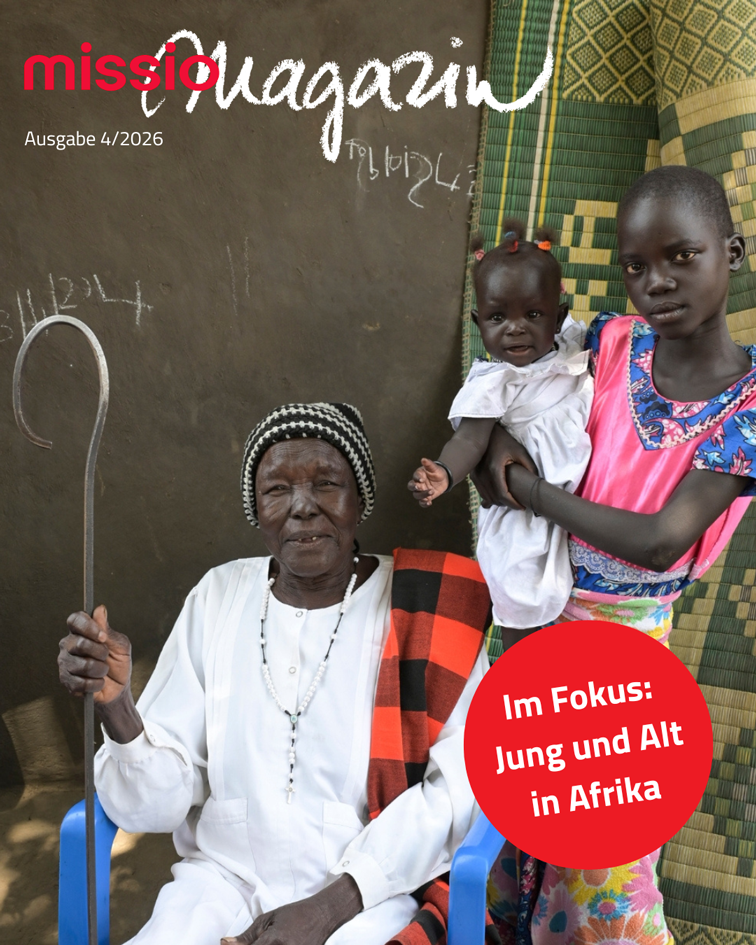 Titelseite de missio magazins - führt zur aktuellen Ausgabe des missio magazins