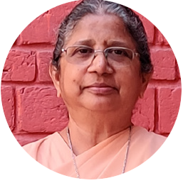 Schwester Annie Rosaline D‘Souza, Leiterin der Carmel Convent School, Neu-Delhi