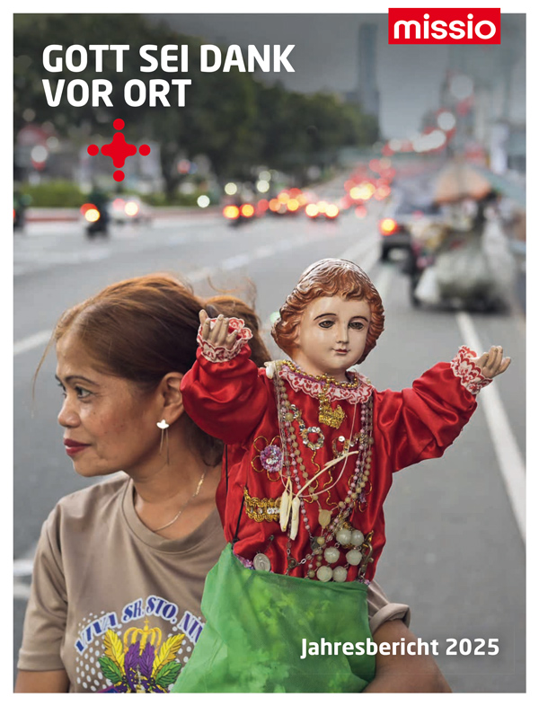 Cover Jahresbericht missio München aus dem Jahr 2025
