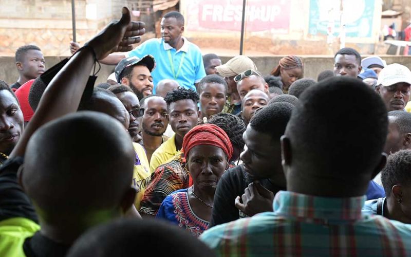 Geflüchtete aus dem Ostkongo suchen in Ugandas Hauptstadt Kampala Zuflucht. Foto: Jörg Böthling/missio München